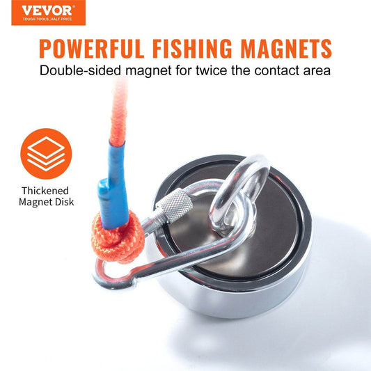 1200lb Double-Sided Magnet Fishing Kit