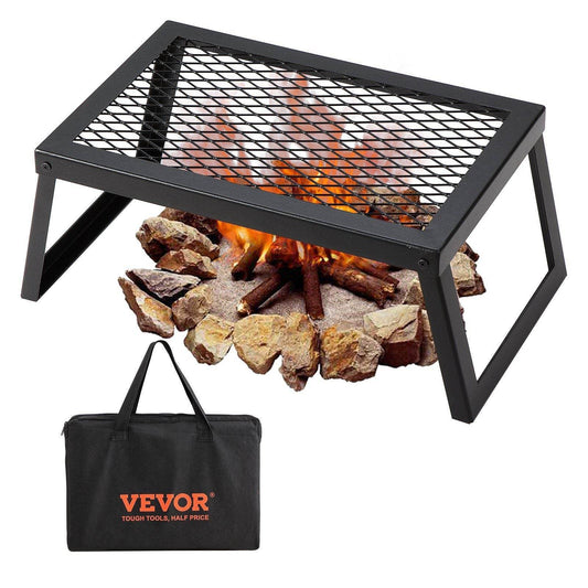 18" Portable Grilling Rack for Outdoor Open Flame Cooking