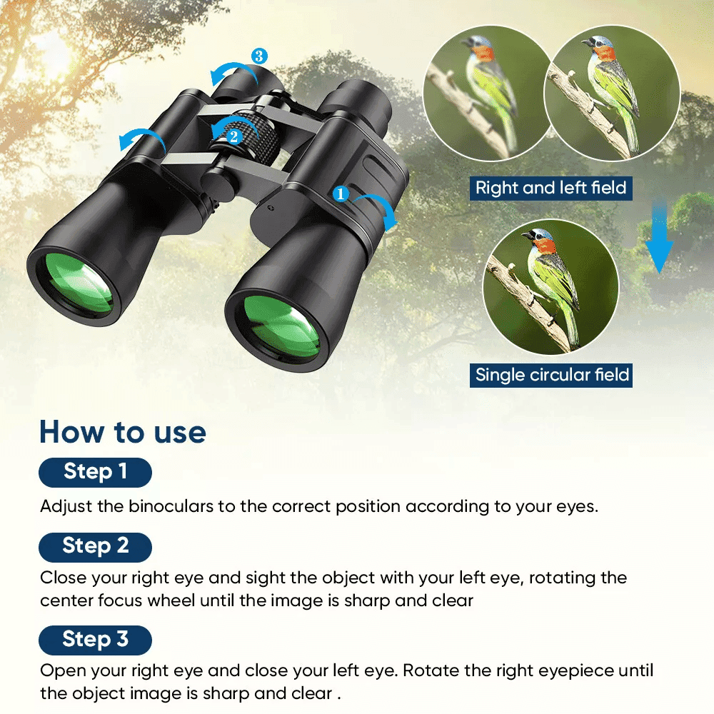 180x100 High-Power Military Binoculars